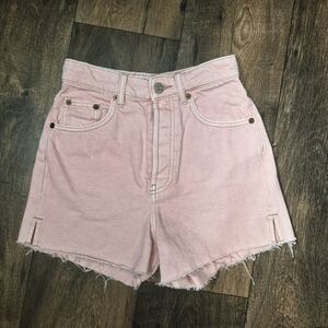 Zara Light Pink Jean Shorts